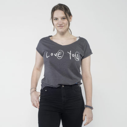 Damen-Shirt mit weitem Halsausschnitt und lässiger Passform - Image 2