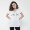 Damen-Shirt mit weitem Halsausschnitt und lässiger Passform - weiß - Image 4