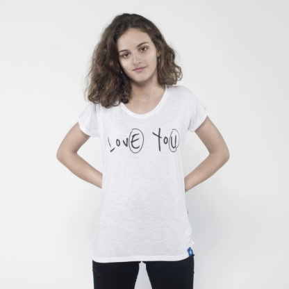 Damen-Shirt mit weitem Halsausschnitt und lässiger Passform - weiß - Image 4