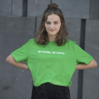 MY FUTURE. MY CHOICE. Classic Shirt. Fresh Green - Image 2